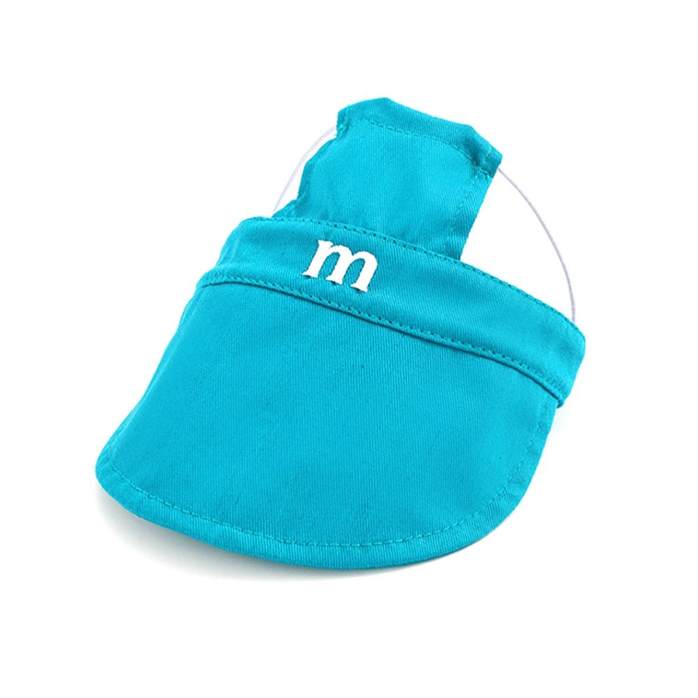 M-Embroidered Dog-Pattern Baseball Cap