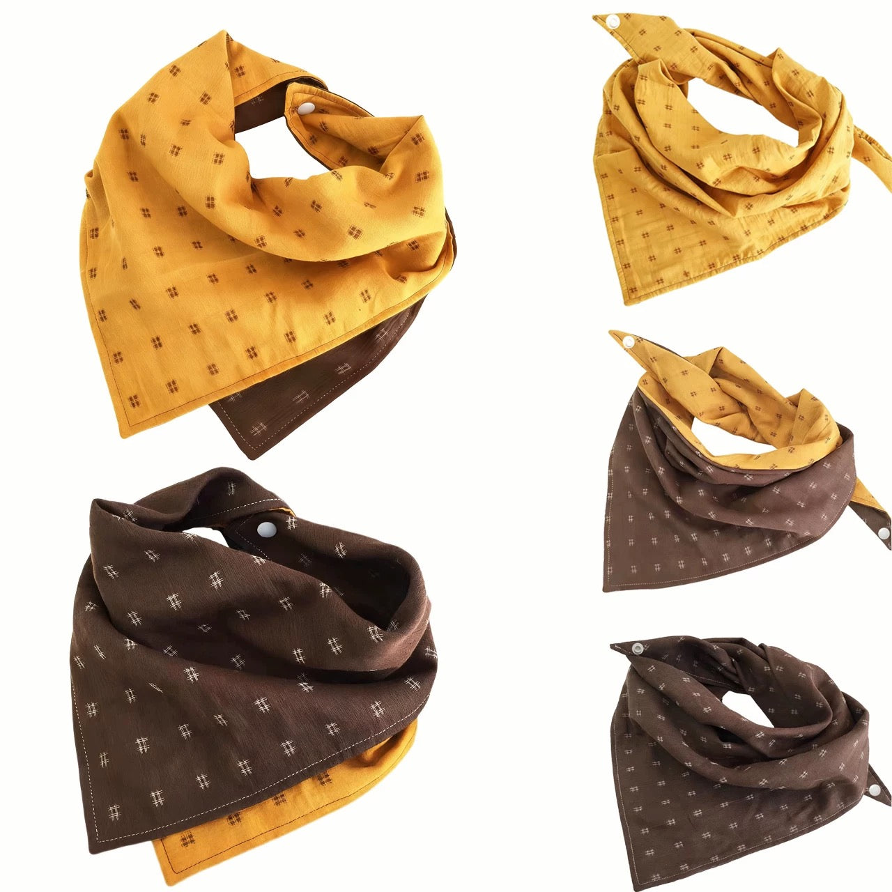 Gentleman-Style Modular Bandana for Dogs