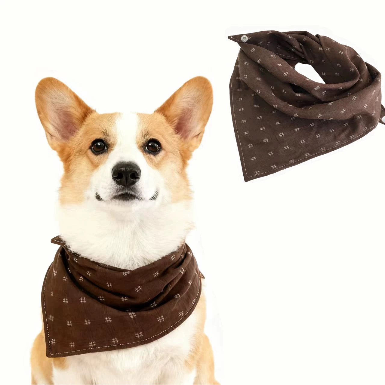 Gentleman-Style Modular Bandana for Dogs