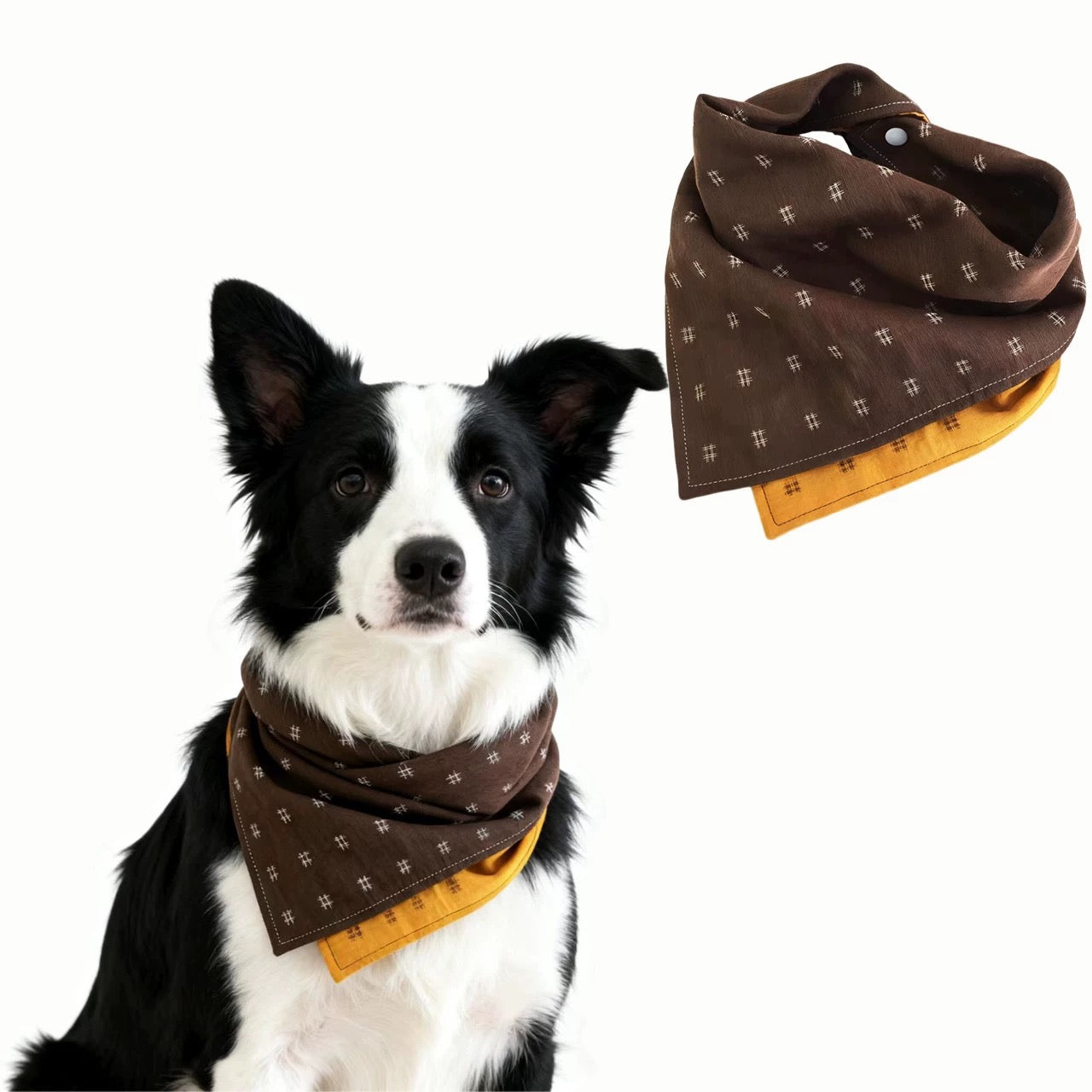 Gentleman-Style Modular Bandana for Dogs