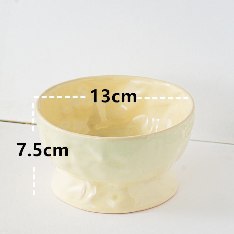 Ceramic Wabi-Sabi Dog Bowl